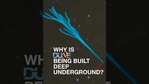 Why is DUNE being built deep underground? #dunescience